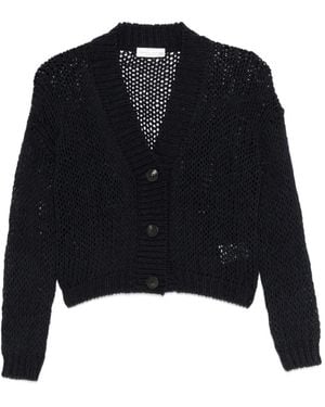 Roberto Collina V-Neck Cardigan - Black