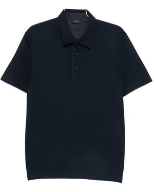 Brioni Polo De Manga Corta - Azul