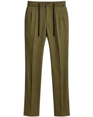 Tagliatore Pantalones Con Pinzas Y Cordones - Verde