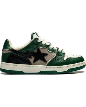 A Bathing Ape Sta Sneakers - Grün