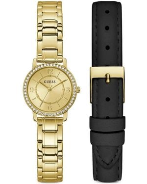 Guess Melody Crystal 28Mm Watch - White