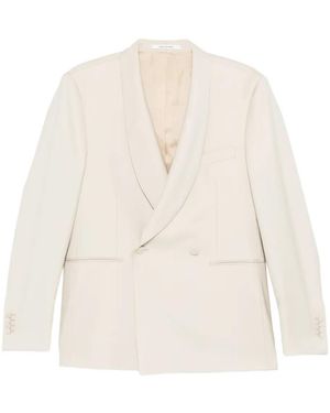 Tagliatore Double-Breasted Blazer - White