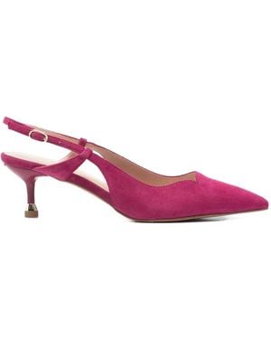 Liu Jo Suede Slingback Court Shoes - Pink