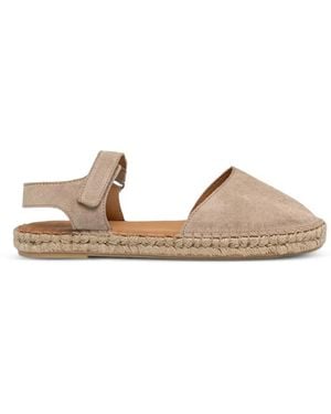 Fly London Touch-Strap Braided-Sole Espadrilles - Natural