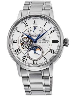 Orient M45 F7 Mechanical Moon-Phase 41Mm Watch - Grey