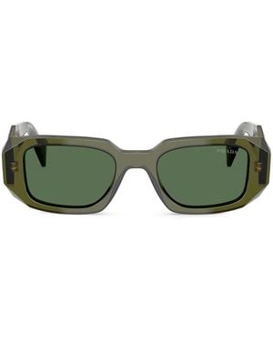 Prada Occhiali Da Sole Squadrati - Verde