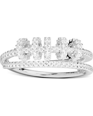 Apm Monaco Anillo Double Piercing - Blanco