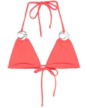 Coperni Bikinitop Met Logopatch - Rood