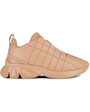 Burberry Classic Quilted Trainers For - Natural