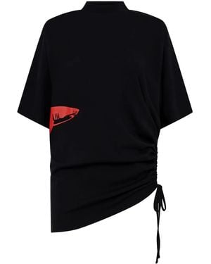 Let's Swim Shark T-Shirt - Black