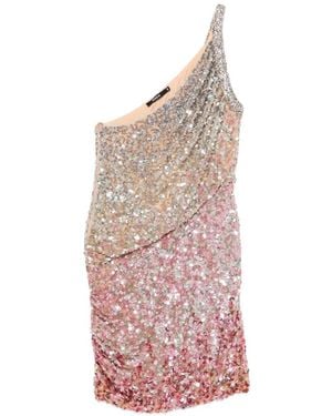 Amen Vestido Corto Con Lentejuelas - Rosa