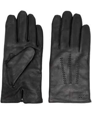 BOSS Leather Gloves - Black