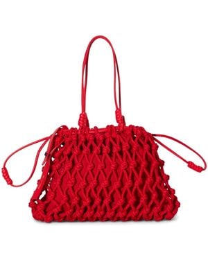 Osklen Macrame Shoulder Bag - Red