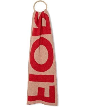 Fiorucci Intarsia Sjaal - Rood