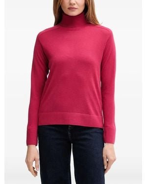 Benetton Roll-Neck Knitwear - Red