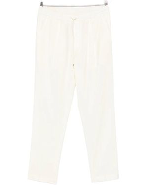 Briglia 1949 Drawstring straight-leg trousers - Weiß