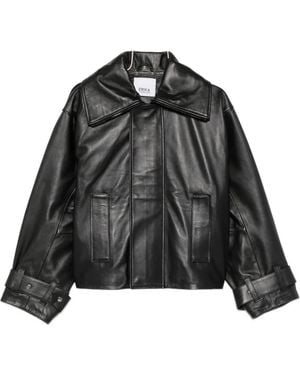 Erika Cavallini Semi Couture Buckle-Cuff Jacket - Black