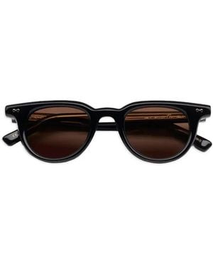Chimi Ciro Geometric-Frame Sunglasses - Black