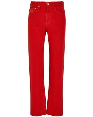 Blazé Milano Logo-Embroidered Straight-Leg Jeans