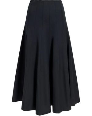 Proenza Schouler Heidi Panelled Flared Skirt - Blue