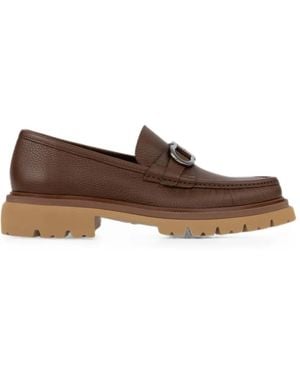 Ferragamo Loafer Mit Gancini-Detail - Braun