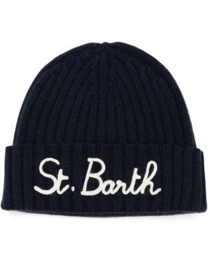 MC2 Saint Barth Wengen Beanie Mit Stickerei - Blau