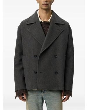 mfpen Double-Breasted Wool Jacket - Black