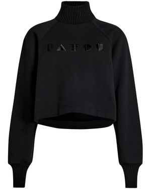 Patou Art Deco Sweatshirt - Black