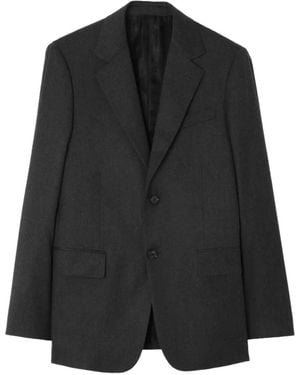 Burberry Sloane Wool Tailored Blazer - Black