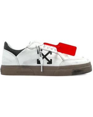 Off-White c/o Virgil Abloh Arrow-Motif Leather Sneakers - White