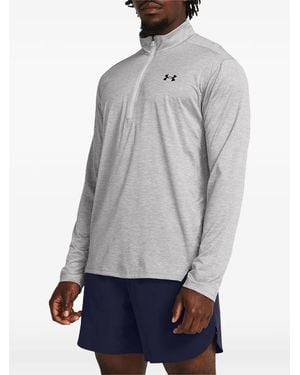 Under Armour Tech Vent Half-Zip Long-Sleeve Top - Gray