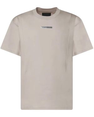 HELIOT EMIL Panelled T-Shirt - Grey