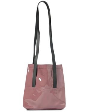 Rains Glossy-Finish Shoulder Bag - Pink