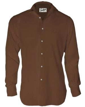 MC2 Saint Barth Buttoned Shirt - Brown