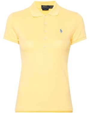 Polo Ralph Lauren Polo Pony-Embroidered Polo Shirt - Yellow