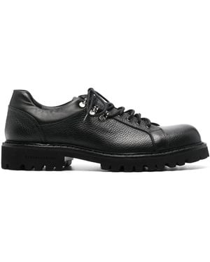 Casadei Carvo lace-up leather sneakers - Schwarz
