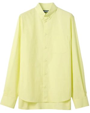 Jacquemus Tailleur Double-Layer Button-Down Shirt - Yellow
