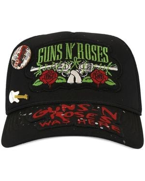 MadeWorn Guns N' Roses Embroidered-Patch Cap - Green