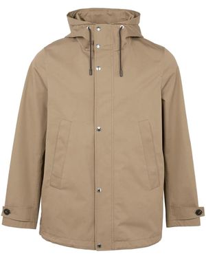 Yves Salomon Hooded Jacket - Natural