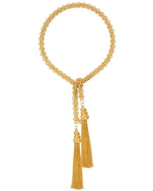 Sylvia Toledano Tassel-Detail Chain-Link Necklaces - Metallic