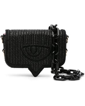 Chiara Ferragni Eyelike ショルダーバッグ S - ブラック