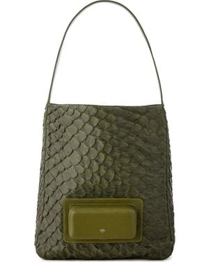 MISCI Gewebte Schultertasche - Grün