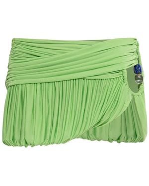Christopher Esber Beach Glass Bubble Mini Skirt - Green