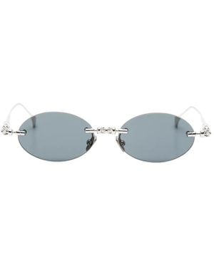 Kuboraum Lunettes De Soleil Sans Monture - Metallic