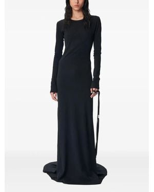 Ann Demeulemeester Jesse Kleid mit langen Ärmeln - Blau