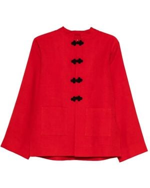 Rohe Pankou-Closure Jacket - Red