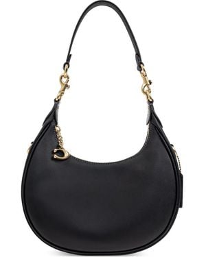 COACH レザーショルダーバッグ - ブラック