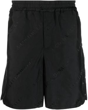 A_COLD_WALL* Shorts Mit Monogramm-Print - Schwarz