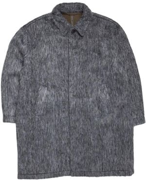 Welter Shelter Brushed-Effect Coat - Grey