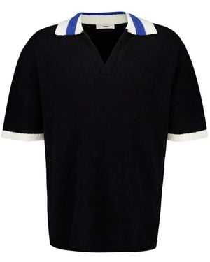 Commas Short-Sleeve Polo Shirt - Black